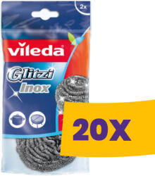 Vileda Inox fém súroló 2db-os (Karton - 20 csg) (KF10383)