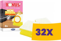 Bonus karcmentes közepes mosogatószivacs 2db-os (Karton - 32 csg) (KB353)
