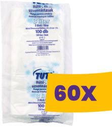 Tuti hűtő- és uzsonnástasak 3L - 25*35cm 100db (Karton - 60 csomag)