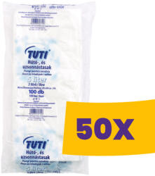 Tuti hűtő- és uzsonnástasak 5L - 30*40cm 100db (Karton - 50 csomag) (KTUZS5)