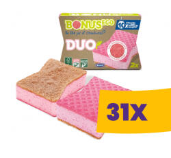 Bonus DUO karcmentes mosogatószivacs 2db-os (Karton - 36 csg) (KB146)