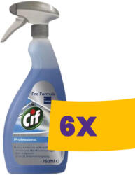 Cif Pro Formula Glass & Multi Surface Ablak- és felülettisztítószer 750ml (Karton - 6 db) (K7518651)