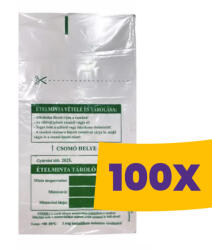 DEPO Ételminta tároló tasak (21*28, 5 cm) 100db-os (0100)
