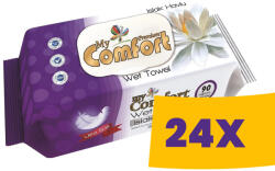 My Comfort nedves törlőkendő visszazárható 90db-os (Karton - 24 db) (KMCF-FCF-90)
