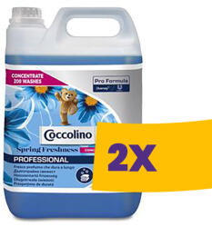 Coccolino Pro Formula Spring Fresh Concentrate Öblítőkoncentrátum kellemes illattal 5L (Karton - 2 db) (K7518627)