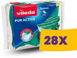 Vileda Pur Active mosogatószivacs 2db-os (Karton - 28 csg) (KF10004)