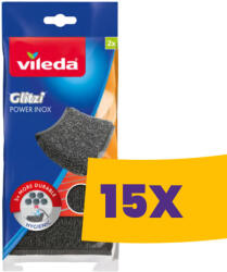 Vileda Glitzi Power Inox Súroló 2db (Karton - 15 csg) (KF17202)