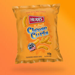 Herr's Baked Cheese Curls sült sajtos chips 113g