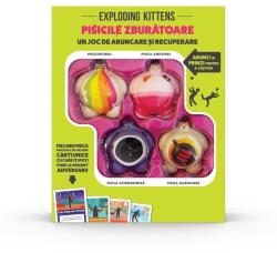 Exploding Kittens Joc Exploding Kittens, Pisicile zburatoare, lb. romana (0810083047492) - aguu Joc de societate