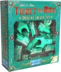 Asmodee Extensie Ticket to Ride, Set Accesorii Editie Deluxe, Aniversara 20 ani, Verde (824968999172) - aguu Joc de societate