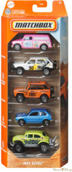 Mattel - Kisautók MBX Retro 5 db-os szett (JBX36)