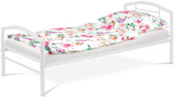 Artium Egyszemélyes Fém Ágykeret Fehér Színben 90x200 cm (BED-1900_WT)