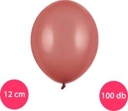 PartyDeco Pasztel, burgundy lufi, 100 db, 12cm