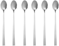 Ambition Set lingurita lunga latte 23cm, 6 piese, Como Silver (43668) Tacam