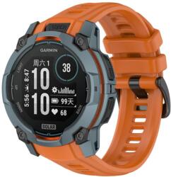 SILICONE Cserélhető szíj Garmin Instinct 3 50mm narancshoz