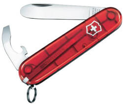 Victorinox My First bicska ajándék gravírozással| Áttetsző Piros - 0.2363. T (0_2363_T)