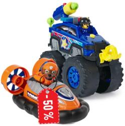 Mancs őrjárat Tlapková Patrola interaktív autó Rescue Wheels Chase + alap autó Zuma fél áron (AS_6070096_6069048)
