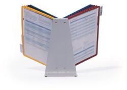 DURABLE Bemutatótábla tartó, asztali, 10 db bemutatótáblával, DURABLE "VARIO® 10", vegyes szín (DB557000) - officesprint