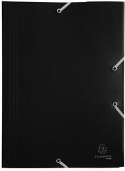 Exacompta Gumis mappa, PP, A4, EXACOMPTA "Opak", fekete (EX55901E) - kecskemetirodaszer