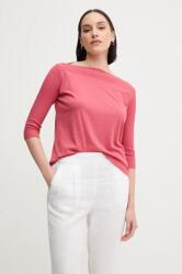 Sisley t-shirt sötétkék - rózsaszín S