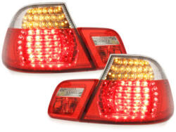 KITT Lightning LED Hátsó lámpák BMW 3 Series E46 2D Coupe Facelift (2003-2006) piros/kristály (RB20L)