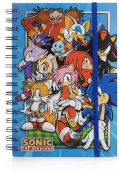 Sega Sammy Group Sonic notesz A5 - keményfedeles (SR74295)
