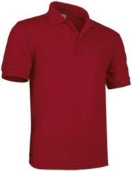 Valento ULISES, rövid ujjú, unisex galléros póló, Lotto Red-XL (POVAMIXRJ23)