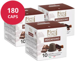 Neronobile Mocaccino Nespresso kompatibilis csokoládés cappuccino kapszula karton 18x10db (180 kapszula)