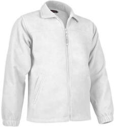 Valento DAKOTA, cipzáros unisex polár pulóver, White-S (FPVADAKBL20)