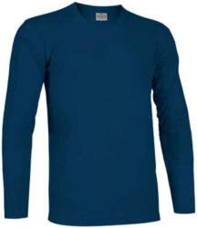 Valento TIGER, unisex hosszú ujjú pamut póló, Orion Navy Blue-2XL (CAVATLRMR24)