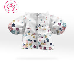 Takoy Panou cu tipar pentru jucării la cusut haine pentru animale bluza Dana - flori pastelate