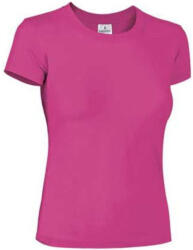 Valento PARIS kereknyakú, rövid ujjú pamut Női póló, Magenta Pink-XL (CAVAPARMG23)