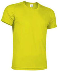 Valento RESISTANCE lélegző, unisex, rövid ujjú technikai póló, Neon Yellow-M (CAVARESAF21)
