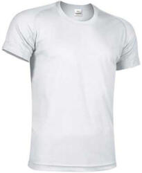 Valento RESISTANCE lélegző, unisex, rövid ujjú technikai póló, White-2XL (CAVARESBL24)