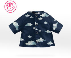 Takoy Szabásminta panel babaruházat varrásához - Faith póló (textiljáték figurákra) - éjszakai vonat