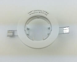 Landlite Egyes keret, GU5.3 (MR16) / GU10, fix, egyenes, fehér, max. 50W, spot keret (DL-57)