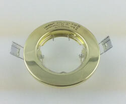 Landlite Egyes keret, GU5.3 (MR16) / GU10, fix, egyenes, arany, max. 50W, spot keret (DL-57)