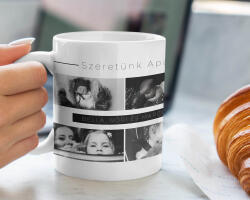  Szeretünk. . . feliratú 4 képes bögre
