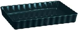 Emile Henry Керамична правоъгълна форма за тарт дълбока emile henry deep rectangular tart dish - 33.5 х 24 см - цвят тъмнозелен (eh 6038-73)
