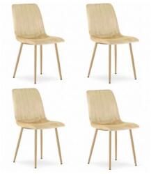 Scaun Bucatarie Si Dining LAVA Bej Deschis/Natur x 4 Buc