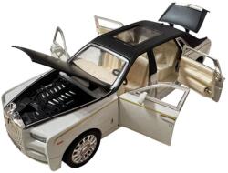 Che Zhi Rolls-Royce Phantom VIII Extended 2018 Bitone White/Black (replica) cu led-uri si sunete scala 1/321/43 (37115)