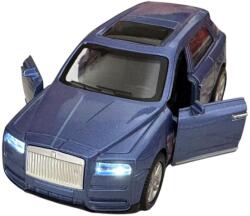 DIECAST Rolls Royce Cullinan 2019 Blue (replica) cu lumini si sunete scala 1/431/43 (37168)