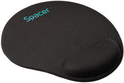 Spacer MousePAD SPACER, suport incheietura cu gel, cauciuc si material textil, 240 x 220 mm, negru "SPMP-PAD-GEL-BK (SPMP-PAD-GEL-BK)