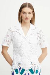 Luisa Spagnoli ing női, galléros, fehér, regular, 541800 - fehér XL