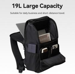 Vention RUCSAC Vention, compatibil laptop max 15.6 inch, 1 x comp. principal, 2 x buzunare laterale, 20L, water repellent, polyester, negru, "KRQB0" - 6922794782815 (KRQB0) Geanta, rucsac laptop