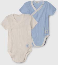 United Colors of Benetton pamut baba body 2 db - kék 68 - answear - 12 990 Ft