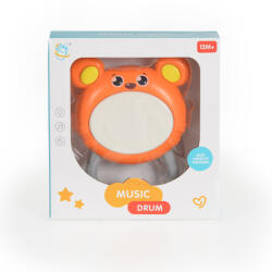 Mebo Star Детска играчка барабанче Moni - Bear, Оранжево (109581)