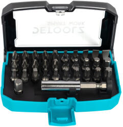 DETOOLZ Set biti Detoolz, 32 de piese, cu prelungitor magnetic, material Cr-V (DZ-SM3012-G01) Trusa unelte