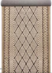 Fashion Traversa Festonata Surfilata, Model Fashion 32009-120, Inaltime Fir 12 mm, Latime 1.2m, Marime 120 x 600 cm, Crem, Maro, Antialergic, Polipropilena, Living, Dormitor, Coridor, Hol (32009/120 1.2x6)