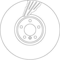 TRW Disc frana TRW DF6618S - piesa-auto